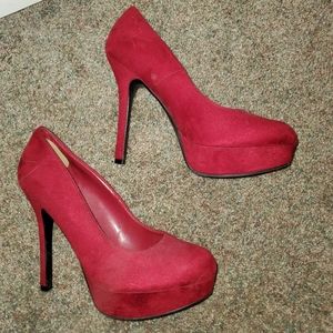 Brash Red Heels/Pumps